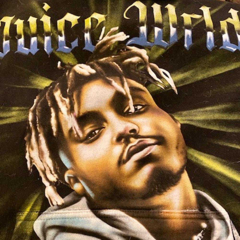 Hip Hip Hoodie Juice World Size Medium Rap Super Star